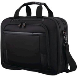 Samsonite - Pro Double Compartment Briefcase for 15.6" Laptop - Black - Front_Zoom