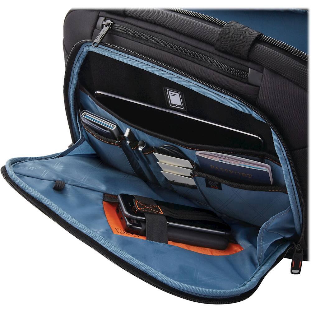 Alt View 13. Samsonite - Pro Double Compartment Briefcase for 15.6" Laptop - Black.