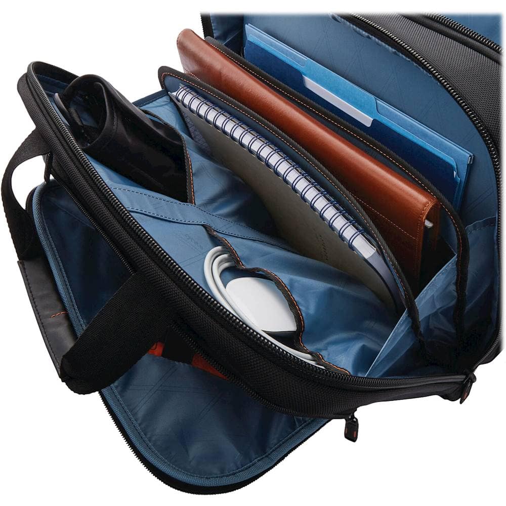 Alt View 14. Samsonite - Pro Double Compartment Briefcase for 15.6" Laptop - Black.