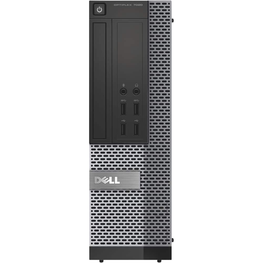 Front. Dell - Refurbished OptiPlex Desktop - Intel Core i5 - 16GB Memory - 256GB SSD - Black.