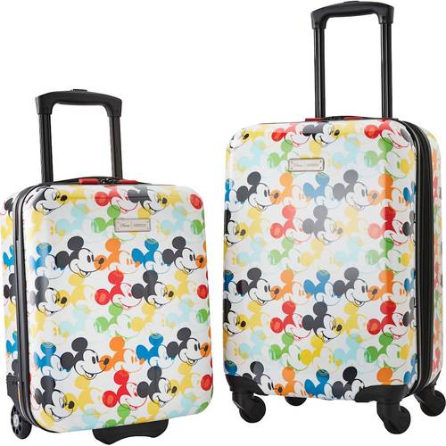 American Tourister - Disney Wheeled Underseater and Spinner Suitcase Set (2-Piece) - White was $179.99 now $123.99 (31.0% off)
