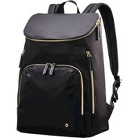 Samsonite - Mobile Solution Deluxe Backpack for 15.6" Laptop - Black - Front_Zoom