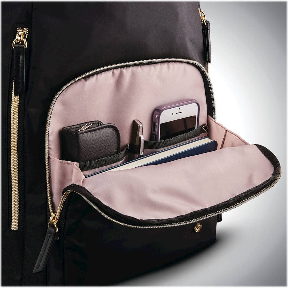 Alt View 11. Samsonite - Mobile Solution Deluxe Backpack for 15.6" Laptop - Black.