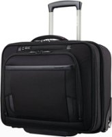 Samsonite - Pro Upright Mobile Office 18" Spinner Suitcase - Black - Front_Zoom
