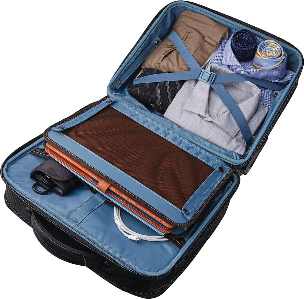 Alt View 14. Samsonite - Pro Upright Mobile Office 18" Spinner Suitcase - Black.