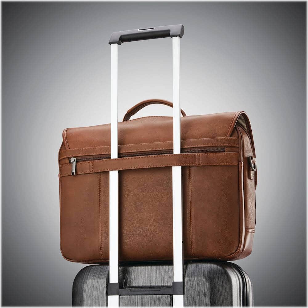 Alt View 13. Samsonite - Classic Briefcase for 15.6" Laptop - Cognac.