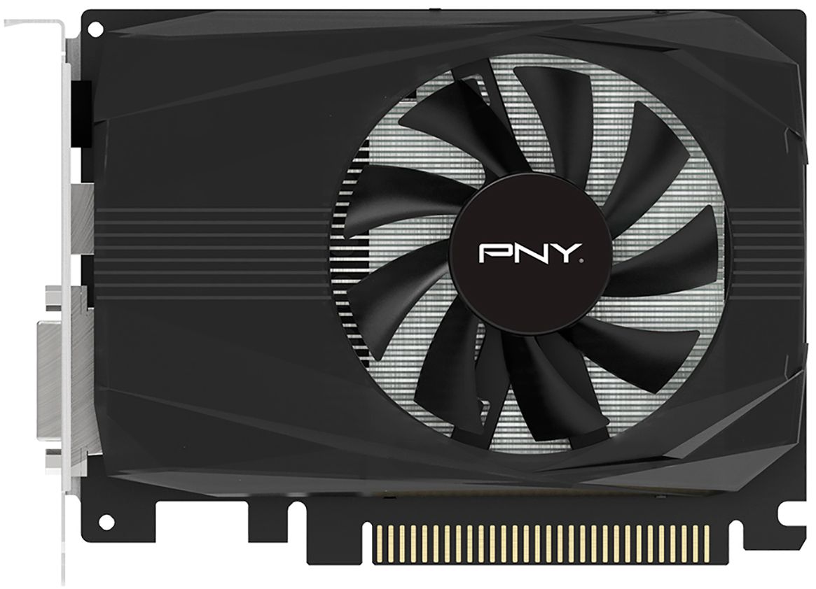 PNY - Single Fan NVIDIA GeForce GTX 1650 4GB GDDR5 PCI Express 3.0 Graphics Card - Black - 0.99