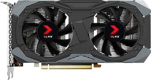 PNY - XLR8 Gaming NVIDIA GeForce GTX 1660 Overclocked Edition 6GB GDDR6 PCI Express 3.0 Graphics Card - Black - Front_Zoom