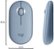 Alt View Zoom 17. Logitech - Pebble M350 Wireless Optical Ambidextrous Mouse with Silent Click - Blue Gray.