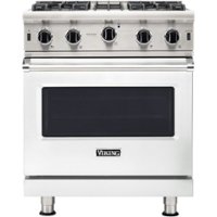 Viking - Professional 5 Series 4.0 Cu. Ft. Freestanding LP Gas Convection Range - Frost White - Front_Zoom
