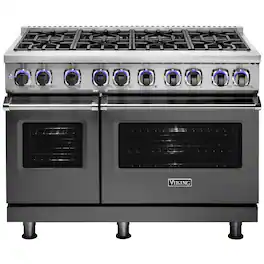 Viking - VGR Freestanding 7-Series Gas 48"W Range - Damascus Gray