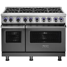 Viking - VGR Freestanding 7-Series Gas 48"W Range - Damascus Gray