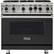 Front. Viking - Professional 5 Series 5.1 Cu. Ft. Freestanding Gas Convection Range - Cast Black.