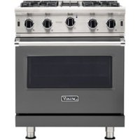 Viking - Professional 5 Series 4.0 Cu. Ft. Freestanding Gas Convection Range - Damascus gray - Front_Zoom