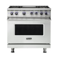 Viking - Professional 5 Series 5.1 Cu. Ft. Freestanding Gas Convection Range - Frost White - Front_Zoom