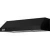 Front. Viking - Professional 36" Convertible Range Hood - Cast Black.