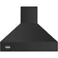 Viking 5 Series - 36 inches - Externally Vented - Wall Range Hood - Cast Black
