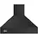 Front. Viking - Professional 5 Series 60" Externally Vented Range Hood - Cast Black.