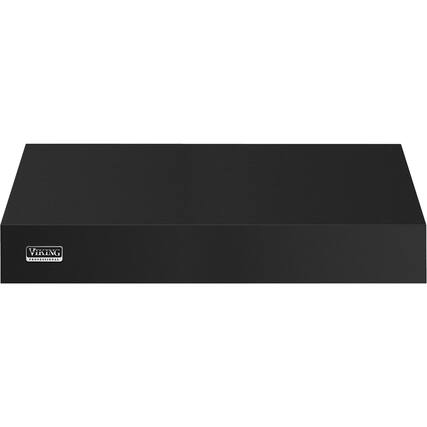 Front. Viking - Professional 5 Series 36" Convertible Range Hood - Cast Black.