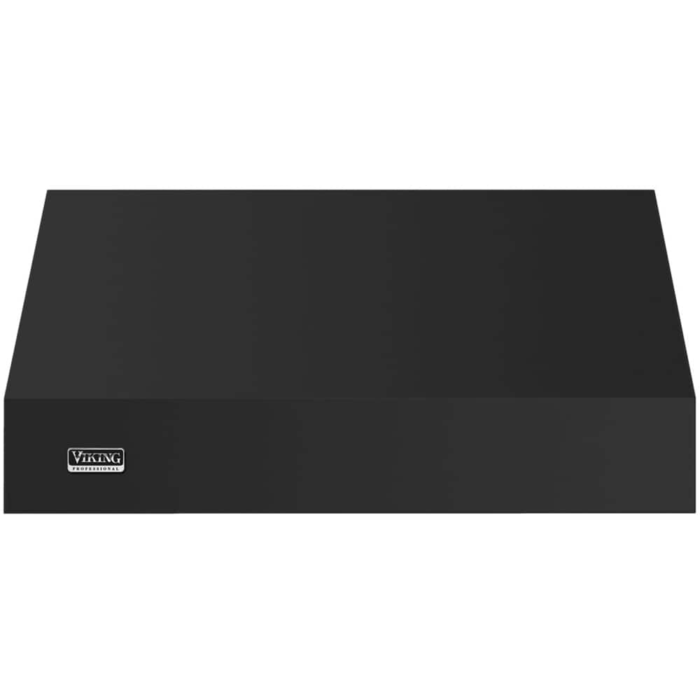 Front. Viking - Professional 5 Series 48" Externally Vented Range Hood - Cast Black.