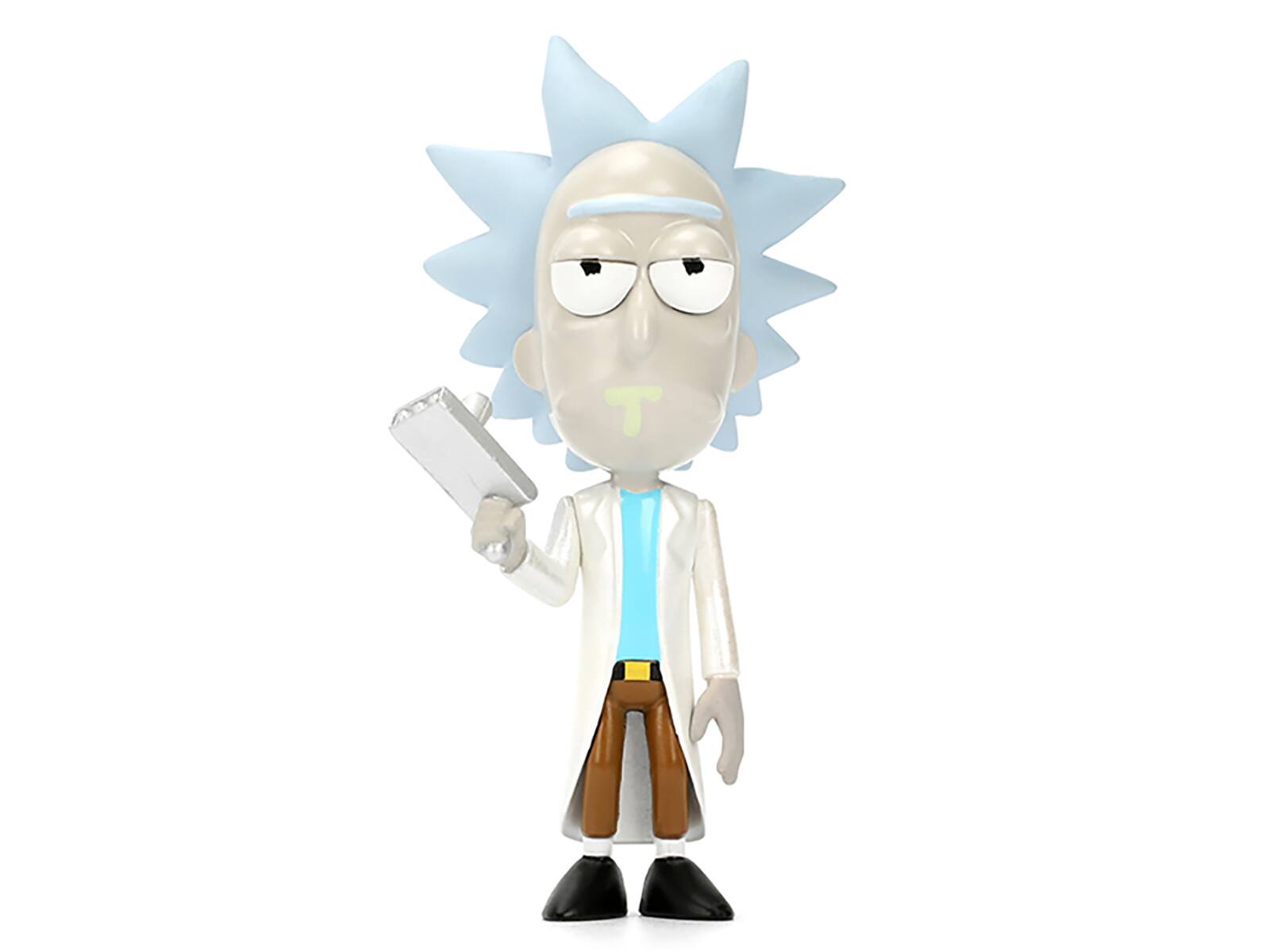 Angle. Jada - Set of 4 Diecast Figures "Rick and Morty" (2013-Current) TV Series "Metalfigs" Series Diecast Models by Jada - Multicolor.