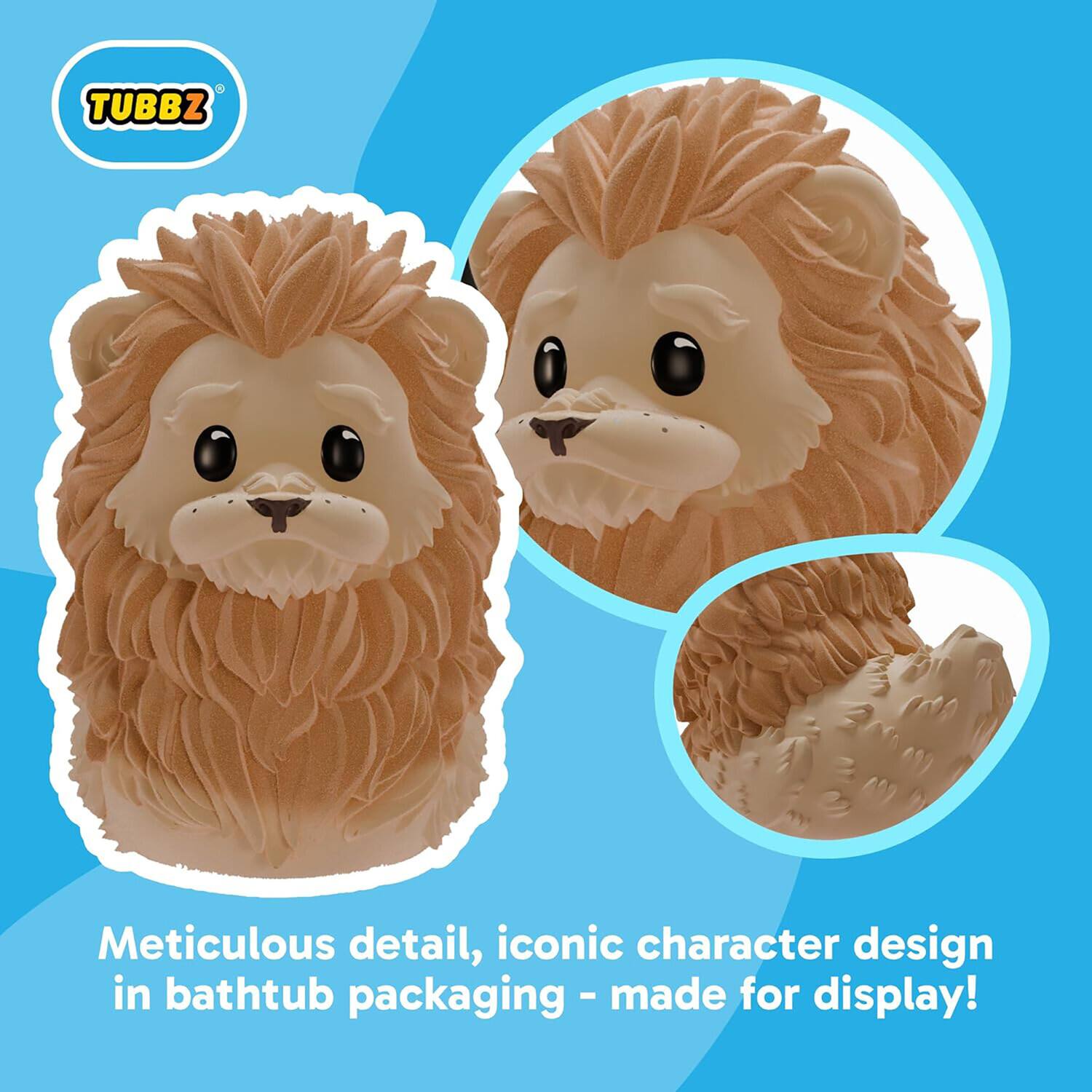 A TUBBZ Meticulous detail, iconic character design in bathtub packaging - made for display!