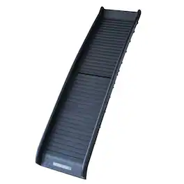 AmeriHome - 61 inch Folding Plastic Portable Pet Ramp - Black