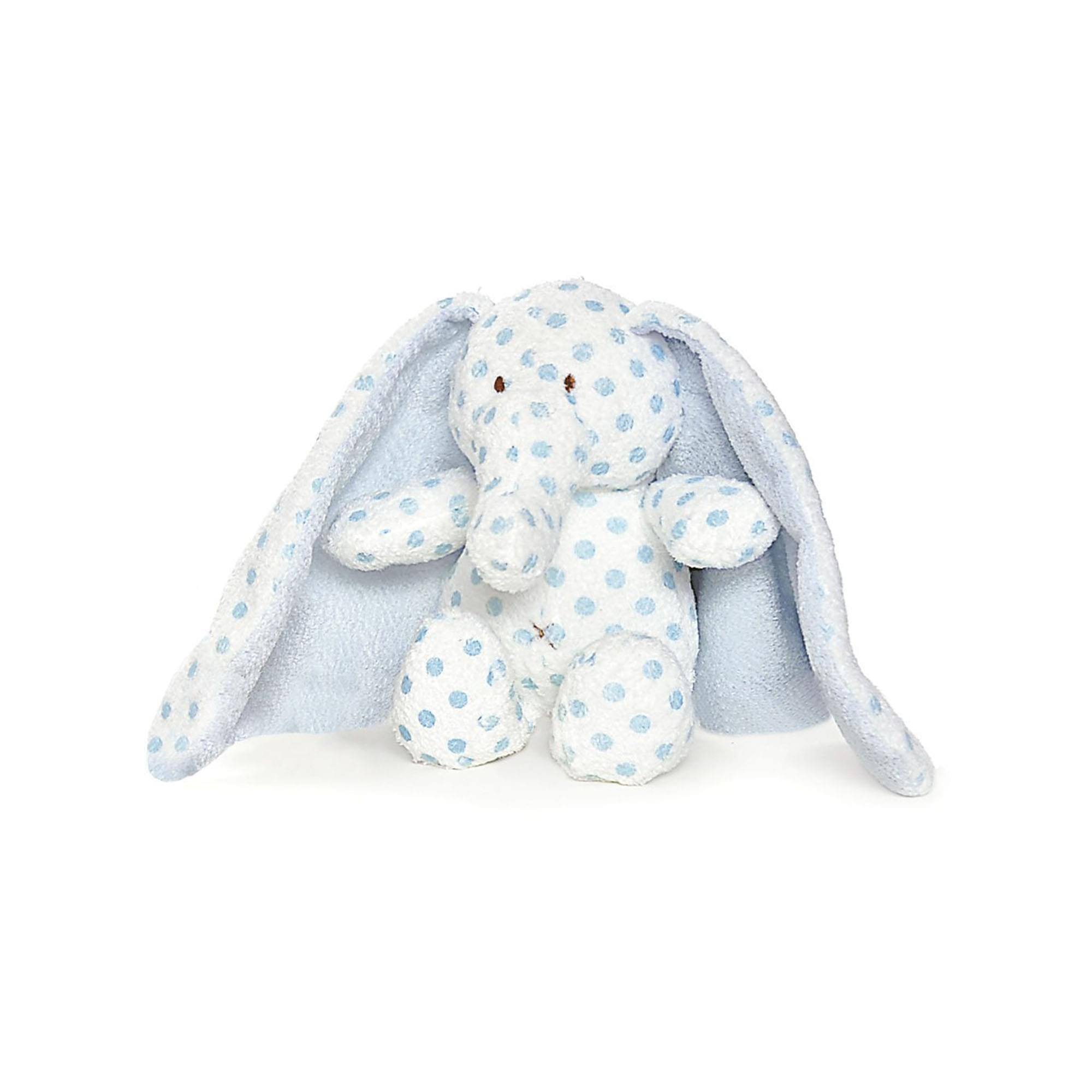Alt View 1. TriAction Toys - Teddykompaniet Big Ears Musical Plush | Elephant - Blue.