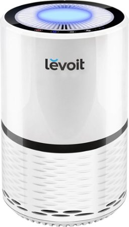 Levoit - Aerone 129 Sq. Ft True HEPA Air Purifier with Replacement Filter - White