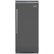 Front Zoom. Viking - Professional 5 Series Quiet Cool 22.8 Cu. Ft. Built-In Refrigerator - Damascus gray.