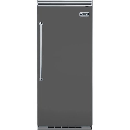 Viking - Professional 5 Series Quiet Cool 19.2 Cu. Ft. Upright Freezer with Interior Light - Damascus Gray