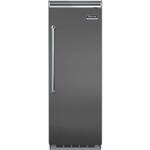 Viking - Professional 5 Series Quiet Cool 17.8 Cu. Ft. Built-In Refrigerator - Damascus Gray - Front_Standard