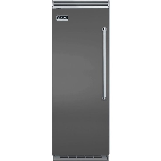 Viking – Professional 5 Series Quiet Cool 17.8 Cu. Ft. Built-In Refrigerator – Damascus Gray