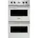 Front. Viking - Professional 5 Series 30" Built-In Double Electric Convection Wall Oven - Frost White.