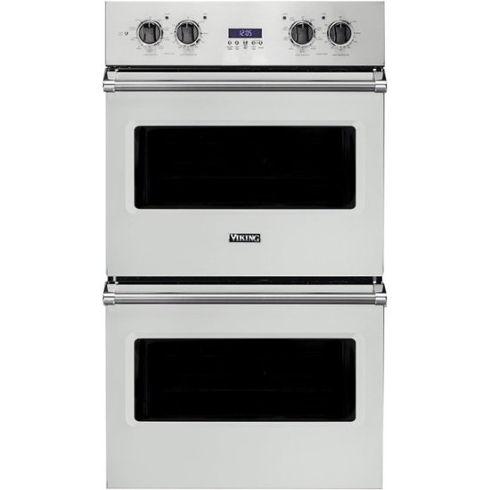 Viking – Professional 5 Series 30″ Built-In Double Electric Convection Wall Oven – Frost White