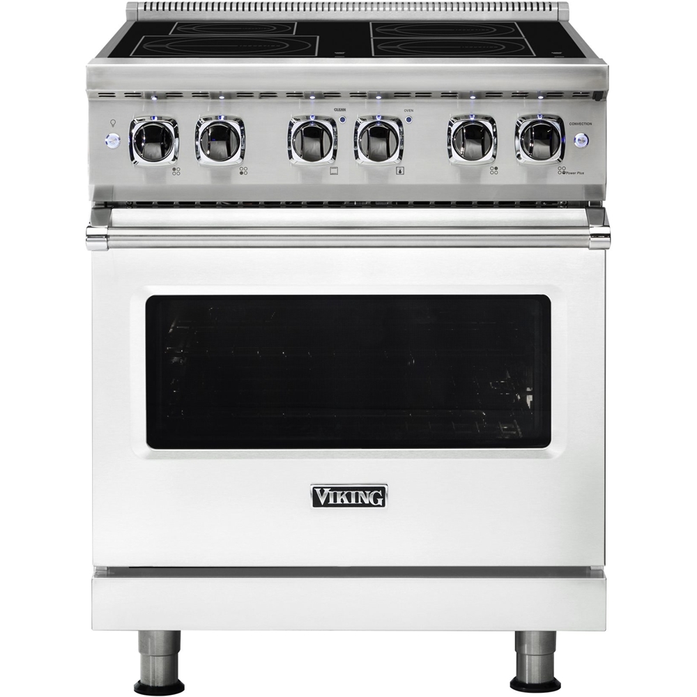 Viking 5 Series 4.7 Cu. Ft. Freestanding Electric Induction Range White  VIR53024BWH - Best Buy