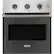 Front. Viking - Professional 5 Series 27" Built-In Single Electric Convection Oven - Damascus Gray.