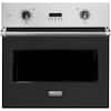 Front. Viking - Professional 5 Series 30" Built-In Single Electric Convection Oven - Cast Black.