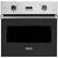 Front. Viking - Professional 5 Series 30" Built-In Single Electric Convection Oven - Cast Black.