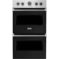 Viking - Professional 5 Series 30" Built-In Double Electric Convection Wall Oven - Cast Black