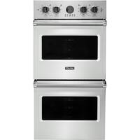Viking - Professional 5 Series 27" Built-In Double Electric Convection Wall Oven - Frost White - Front_Zoom