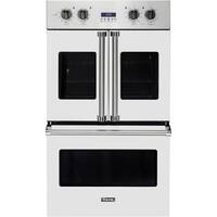 Viking - Professional 7 Series 30" Built-In Double Electric Convection Wall Oven - Frost White - Front_Zoom