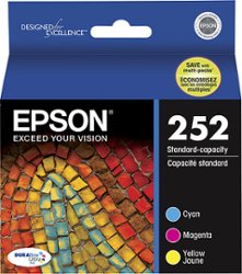 Epson - 252 3-Pack Ink Cartridges - Cyan/Magenta/Yellow - Front_Zoom
