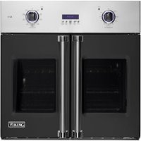 Viking - Professional 7 Series 30" Built-In Single Electric Convection Oven - Cast Black - Front_Zoom