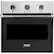 Front. Viking - Professional 5 Series 30" Built-In Single Electric Convection Oven - Cast Black.