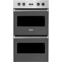 Viking - Professional 5 Series 30" Built-In Double Electric Convection Wall Oven - Damascus Gray