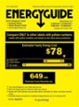 Energy Guide. Viking - Professional 5 Series Quiet Cool 20.4 Cu. Ft. Bottom-Freezer Built-In Refrigerator - Cast black.
