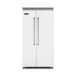 Viking - Professional 5 Series Quiet Cool 25.3 Cu. Ft. Side-by-Side Built-In Refrigerator - Frost White - Front_Standard