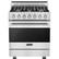 Front. Viking - 3 Series Freestanding Gas 30" Range - White.
