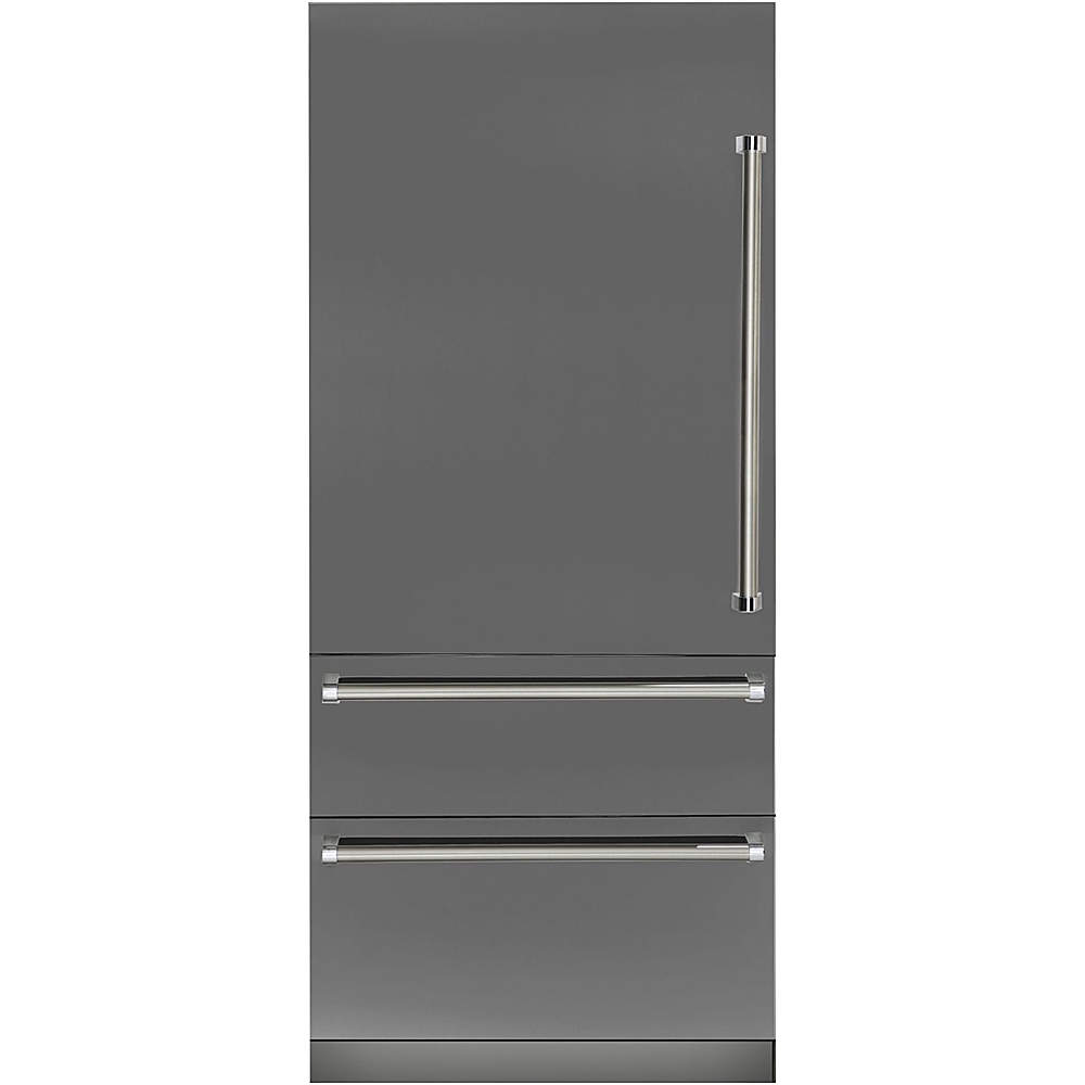 Viking – 7 Series 20 Cu. Ft. Bottom-Freezer Built-In Refrigerator – Damascus Gray